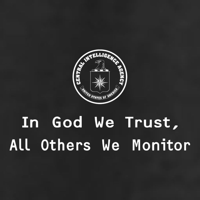 Jack Cia In God We Trust All Others We Monitor 11oz C Handle Ceramic Mug
