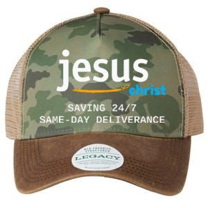 Jesus Christ Is Saving 247 Deliverance The Same Day Legacy Tie Dye Trucker Hat