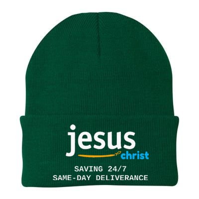 Jesus Christ Is Saving 247 Deliverance The Same Day Knit Cap Winter Beanie