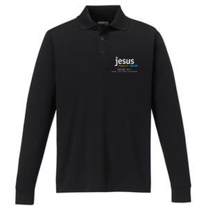 Jesus Christ Is Saving 247 Deliverance The Same Day Performance Long Sleeve Polo