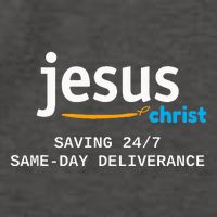 Jesus Christ Is Saving 247 Deliverance The Same Day Vector Backpack