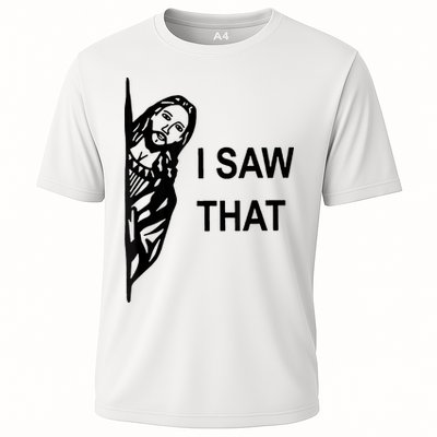Jesus Christian I Saw That Funny God Cooling Performance Crew T-Shirt