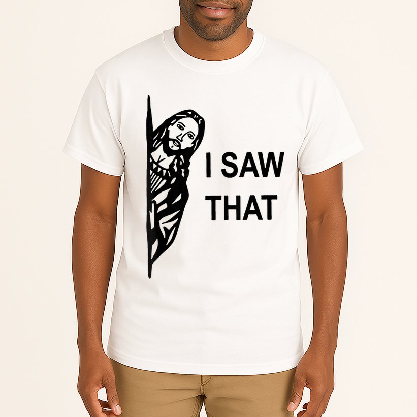 Jesus Christian I Saw That Funny God Tall T-Shirt
