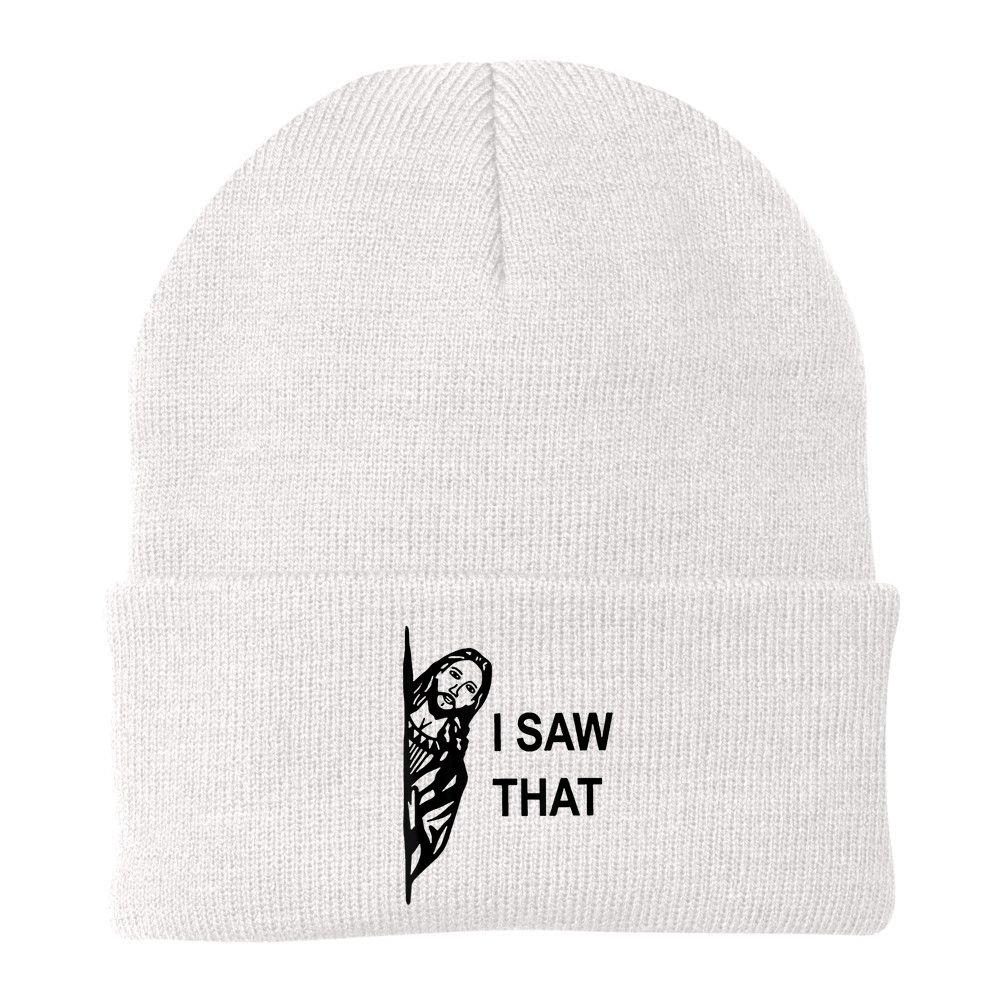 Jesus Christian I Saw That Funny God Beanie