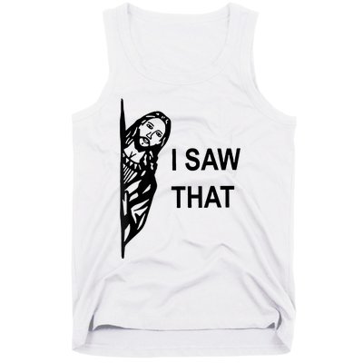 Jesus Christian I Saw That Funny God Tank Top