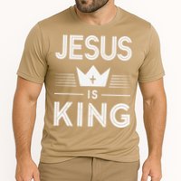 Jesus Christ Is King Christian God Son Cooling Performance Crew T-Shirt