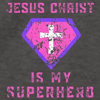 Jesus Christ Is My Superhero Jesus Vector Backpack