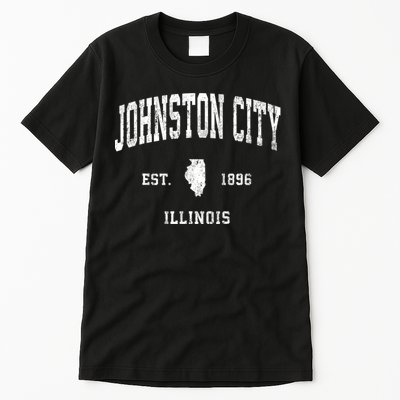 Johnston City Illinois Il Vintage Athletic Sports Tall T-Shirt