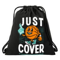 Just Cover Ii My Favorite Team Is Whoever I Bet On Drawstring Bag