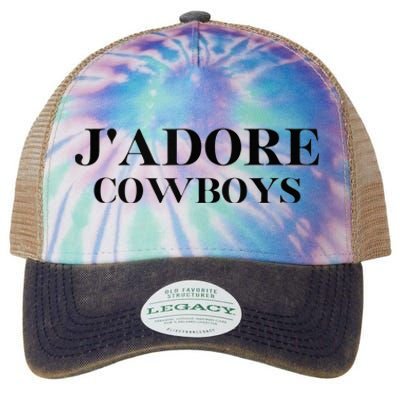 Jadore Cow I Love Cow Cow Western Cowhide Legacy Tie Dye Trucker Hat