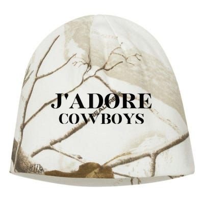 Jadore Cow I Love Cow Cow Western Cowhide Kati - Camo Knit Beanie