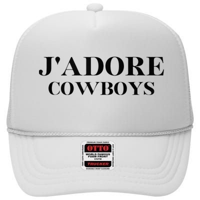 Jadore Cow I Love Cow Cow Western Cowhide High Crown Mesh Back Trucker Hat