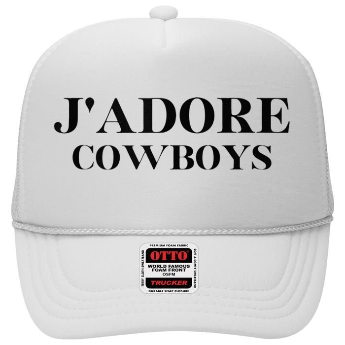 Jadore Cow I Love Cow Cow Western Cowhide High Crown Mesh Back Trucker Hat