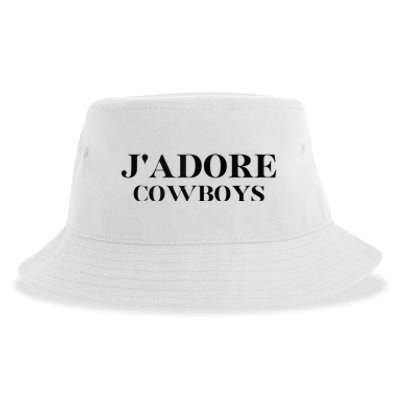 Jadore Cow I Love Cow Cow Western Cowhide Sustainable Bucket Hat