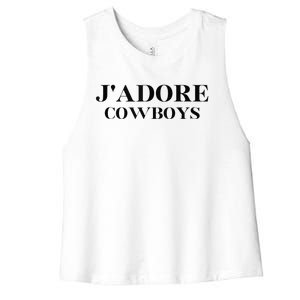 Jadore Cow I Love Cow Cow Western Cowhide Women's Racerback Cropped Tank