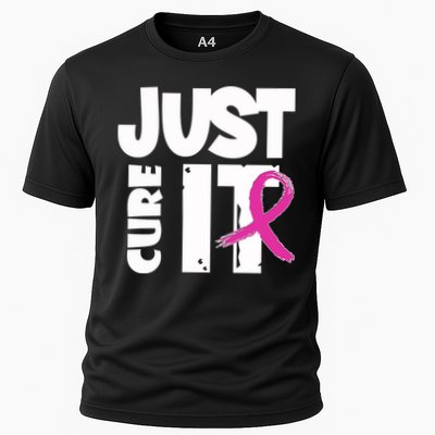 Just Cure It Breast Cancer Ribbon Performance Shirt