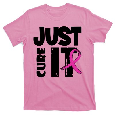 Just Cure It Breast Cancer Ribbon T-Shirt