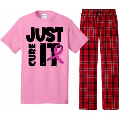 Just Cure It Breast Cancer Ribbon Pajama Set