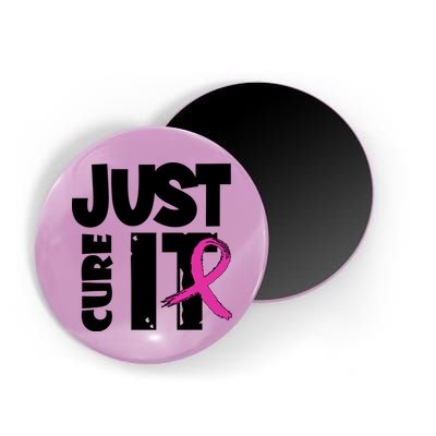 Just Cure It Breast Cancer Ribbon Magnet