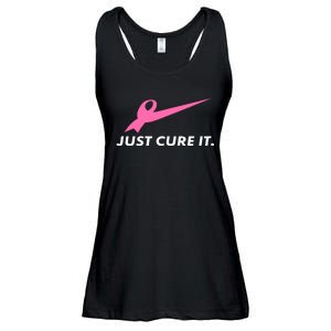 Just Cure It Breast Cancer Awareness Ladies Essential Flowy Tank