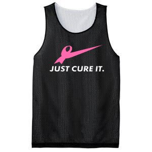 Just Cure It Breast Cancer Awareness Mesh Reversible Basketball Jersey Tank