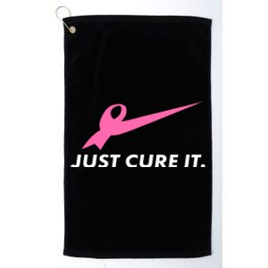 Just Cure It Breast Cancer Awareness Platinum Collection Golf Towel