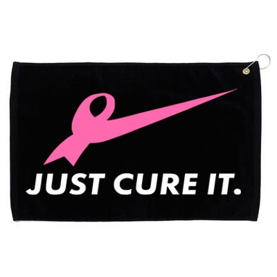 Just Cure It Breast Cancer Awareness Grommeted Golf Towel