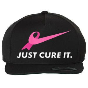 Just Cure It Breast Cancer Awareness Wool Snapback Cap