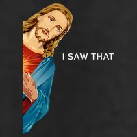Jesus Christian I Saw That Funny God Cool Comfort Performance Bucket Hat