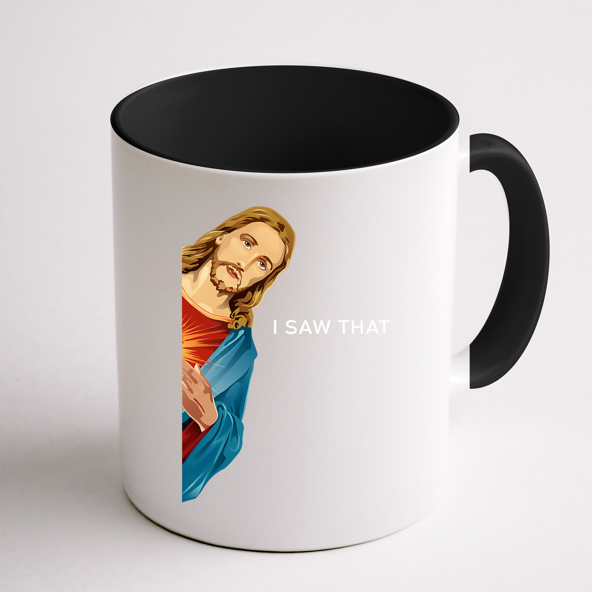 Jesus Christian I Saw That Funny God Mug