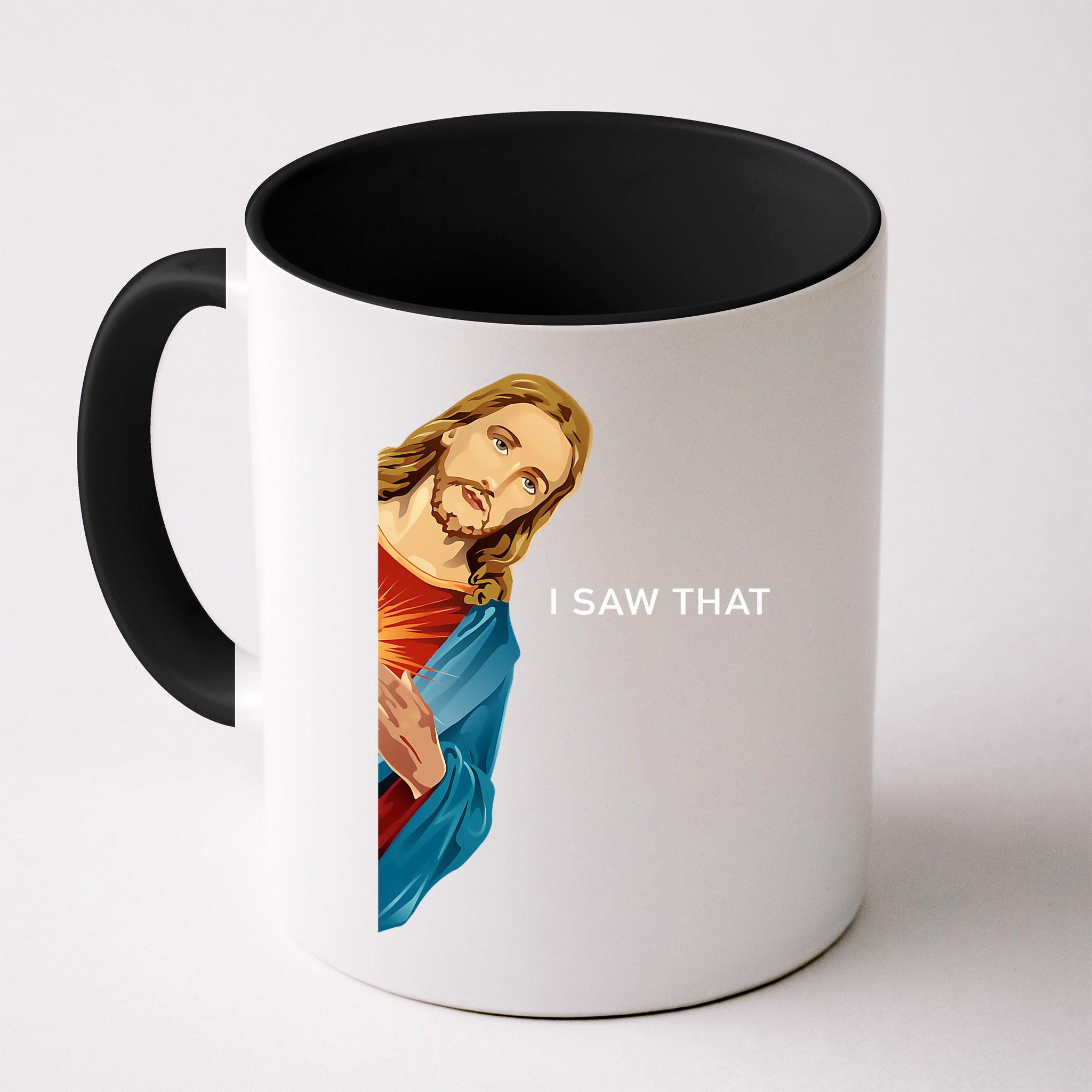 Jesus Christian I Saw That Funny God Mug