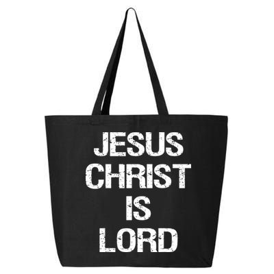 Jesus Christ Is Lord Christian Believer 25L Jumbo Tote