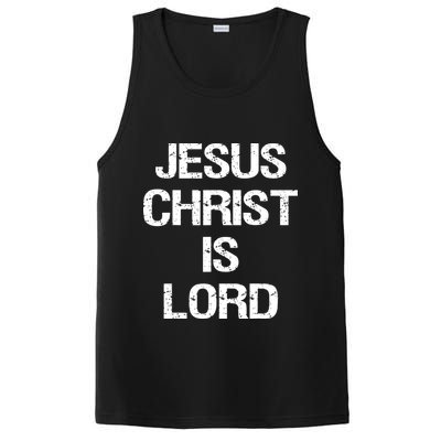 Jesus Christ Is Lord Christian Believer PosiCharge Competitor Tank