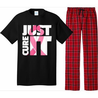 Just Cure It Breast Cancer Fighter Warrior Awareness Pajama Set