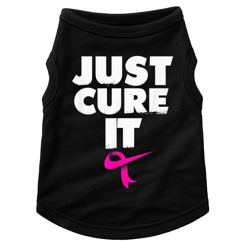 Just Cure iShirt Breast Cancer Awareness Shirt Doggie Tank