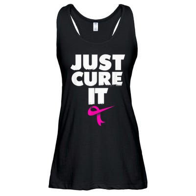 Just Cure iShirt Breast Cancer Awareness Shirt Ladies Essential Flowy Tank