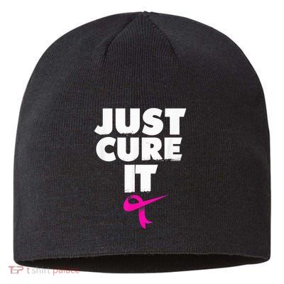 Just Cure iShirt Breast Cancer Awareness Shirt Sustainable Beanie