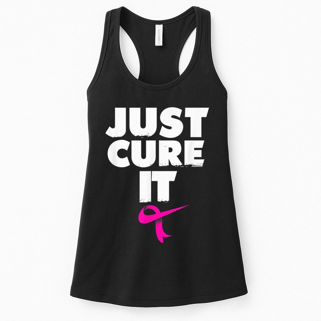 Just Cure iShirt Breast Cancer Awareness Shirt Womens Tank Top