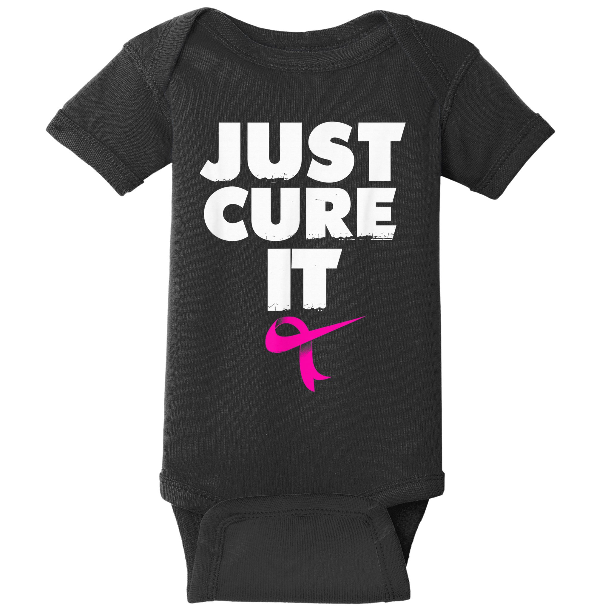 Just Cure iShirt Breast Cancer Awareness Shirt Baby Bodysuit