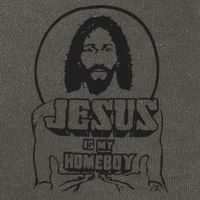 Jesus Christian Is My Homeboy Funny God Cotton Canvas Backpack