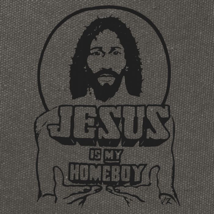 Jesus Christian Is My Homeboy Funny God Cotton Canvas Backpack