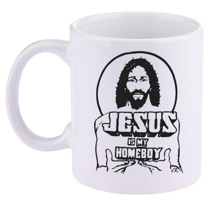 Jesus Christian Is My Homeboy Funny God 11oz C Handle Ceramic Mug