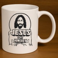 Jesus Christian Is My Homeboy Funny God 11oz C Handle Ceramic Mug