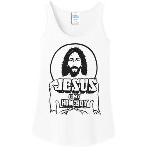 Jesus Christian Is My Homeboy Funny God Ladies Essential Tank