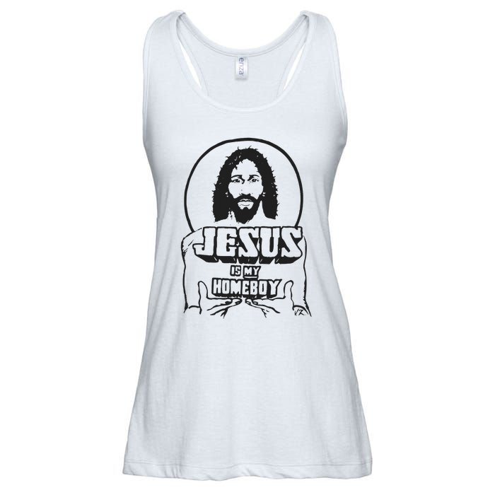 Jesus Christian Is My Homeboy Funny God Ladies Essential Flowy Tank