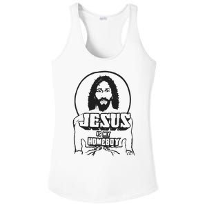 Jesus Christian Is My Homeboy Funny God Ladies PosiCharge Competitor Racerback Tank