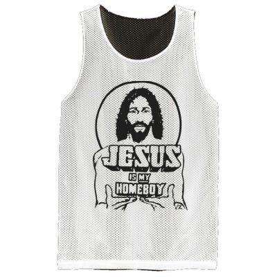 Jesus Christian Is My Homeboy Funny God Mesh Reversible Basketball Jersey Tank