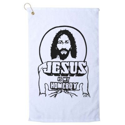 Jesus Christian Is My Homeboy Funny God Golf Towel
