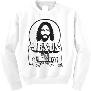 Jesus Christian Is My Homeboy Funny God Kids Sweatshirt