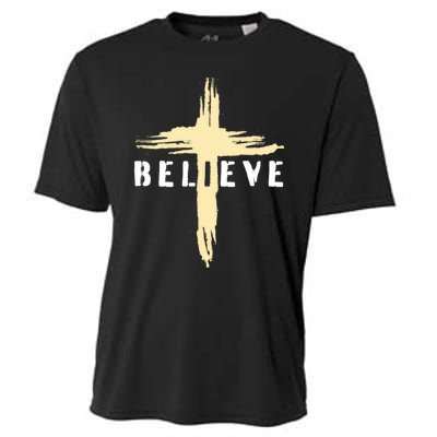 Jesus Christ I Believe Cooling Performance Crew T-Shirt